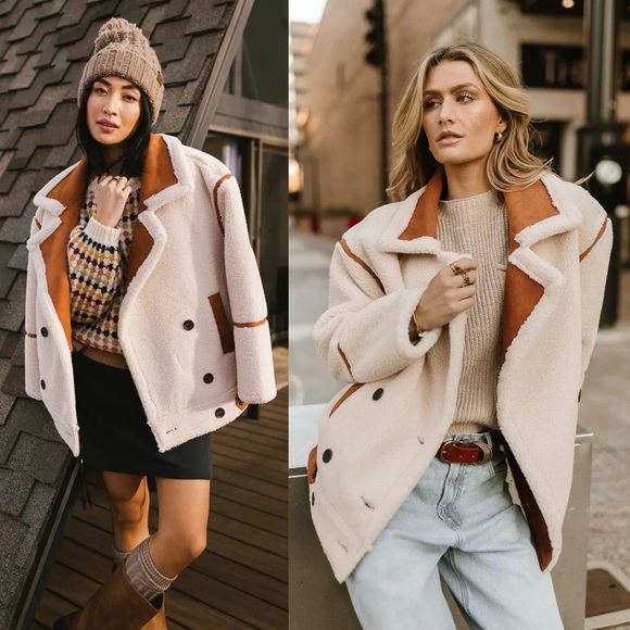 Blank NYC Jackets & Blazers - NWT Blank NYC Out of Town Pick Me Sherpa Teddy Jacket